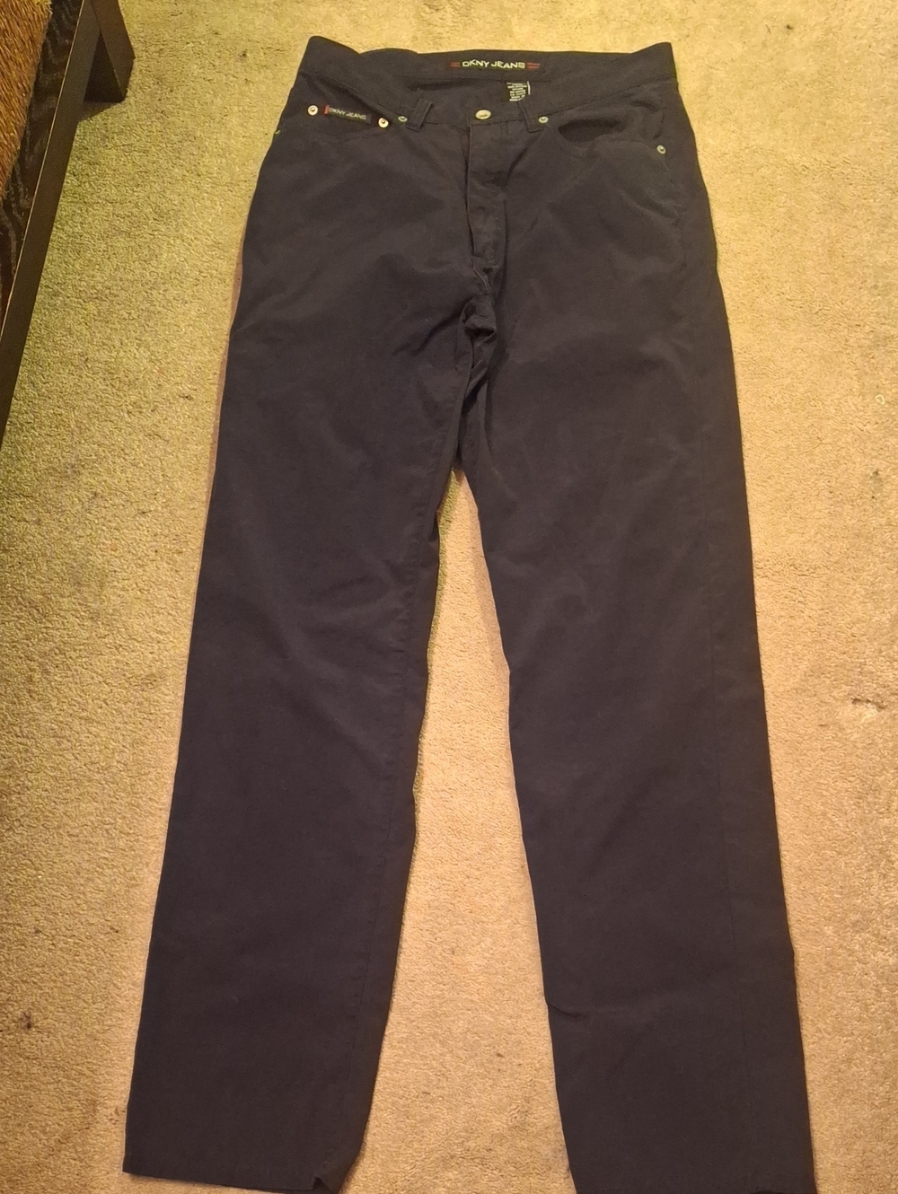 Dkny Men's Navy Relaxed Fit Jeans